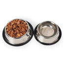 Comedouro Bebedouro Inox Antiderrapante Para Pet Cachorro Gato Porte Pequeno Médio Grande