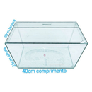 aquário 40x20x25 18 litros para peixes Ornamentais e bettas beteiras