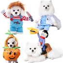 Fantasia De Animal De Estimação/Cachorro Deadly/Cosplay hoodie Do Cão Dia Das Bruxas Roupa Transformação outfit