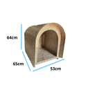 Casinha / casa de cachorro ecológica reciclável para pet modelo iglu Nº4