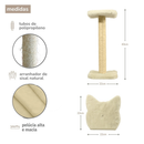 Kit dois Arranhador de Sisal Gato e Brinquedo Mola Maluca MIUPET