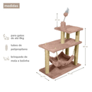 Arranhador Para Gatos 3 Bases - Miupet