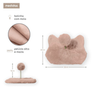 Kit Arranhador Sisal Casa sem Rede para Gato e Brinquedo Mola Maluca MIUPET