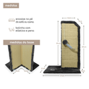 Arranhador Gato Proteção Cantos De Sofá E Camas Base Externa KIT 2 Unidades 8 Cores - Miupet