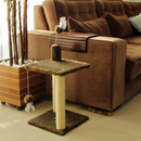 Kit Arranhador 2 Bases e Casa com Rede Sisal para Gato