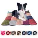 Almofada Pet 50x60 cachorro Gato Cama Conforto Colchonete Quadriculado
