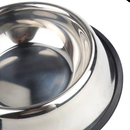 Kit Comedouro Pet Inox Comedouro Bebedouro Cachorro Gato Pet Pote Ração Vasilha Cachorro Gato Antiderrapante