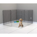 Cercado Pet Móvel Dobrável Aramado 80cm De Altura Branco ou Preto