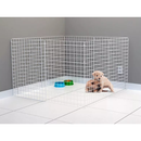 Cercado Pet Móvel Dobrável Aramado 80cm De Altura Branco ou Preto