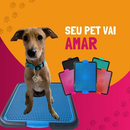 Sanitário Higiênico Canino Pet Educador Xixi Sim Tapete Higiênico Cachorro Grande Banheiro