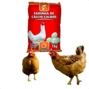 FARINHA DE CÁLCIO CALBOS 1 KG AVES OVOS E ENGORDA