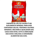FARINHA DE CÁLCIO CALBOS 1 KG AVES OVOS E ENGORDA