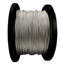 Cabo de Aço 4,8mm 3/16 6 X 7 100 Metros Alma Fibra Galvanizado Trançado