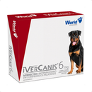 IverCanis 6mg para Cães de 30Kg - Blíster 4 Comprimidos - Remedio para Carrapato, Pulgas e Sarna