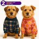 Roupa Pet para Cachorro e Gato Macacão de Frio Inverno 100% Soft Diversos Tamanhos Estampas Variadas