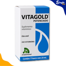 Vitagold Potenciado 20ml Suplemento Vitamínico para Pássaros Aves Animais Vitamina Pet