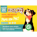 Bobina Saco Higiênico Refil Kitcão Cata Caca Cachorro 200 Saquinhos Para Fezes