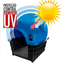 Casinha Cachorro N5 Porte Pequeno com Colchonete Casa Pet Proteção Raios UV Resistente