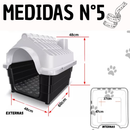 Casinha Cachorro N5 Porte Pequeno com Colchonete Casa Pet Proteção Raios UV Resistente