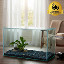 Aquário N4 Retangular 13 Litros Beta 35x17x22cm beteira vidro para Peixes ornamental plantas natural ou aarfiticial