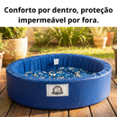 Cama Pet Caminha Redonda Almofada Para Cães e Gatos estampada Lavável Para Aréa Externa