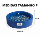 Cama Pet Caminha Redonda Almofada Para Cães e Gatos estampada Lavável Para Aréa Externa