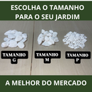 Pedra Seixo Branco Natural para Decoração – Caminhos, Canteiros e Vasos • Dolomita Premium