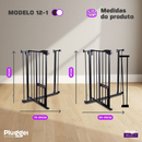 Portão Pet Grade Para Cães Crianças Proteção para Bebês Acompanha Extensor 75c-85Cm e 85-95cm