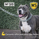 Corrente Reforçada para Cachorro 1,5m em Aço | 5 Espessuras Fina a Grossa | Cães Pequenos a Grandes