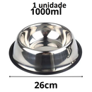 Kit Comedouro Pet Inox Comedouro Bebedouro Cachorro Gato Pet Pote Ração Vasilha Cachorro Gato Antiderrapante