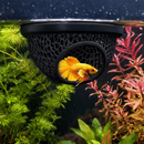 Esconderijo Flutuante para Peixes Betta Toca para Aquário Cama Folha Descanso Aquarismo Decoração