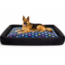 Cama Pet Impermeável Grande 100x87Cm e Media 70x50cm - 100% Lavável Confortável Para Cachorro Gato
