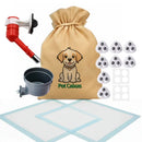 Kit (Bebedouro + 8 Rodinhas removíveis + 2 Tapetes higiênicos) Completo de Viagem (Padrão IATA) - Pet Caixas
