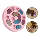 Brinquedo Comedouro Interativo Lento para Cachorro Pet Jogo Divertido Anti-Stress Porta Petisco