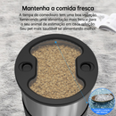 5l Alimentador Comedouro Automático Cães Gatos Pet Programável -Bivolt