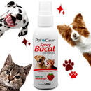 Spray Bucal p/ Cães Gatos Combate Mau Hálito Pet Clean 120ml