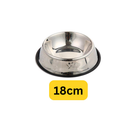 Comedouro Pote Comida Ração Água Pet Cães Gatos Vasilha Inox Antiderrapante