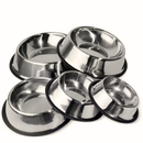 Comedouro Pote Comida Ração Água Pet Cães Gatos Vasilha Inox Antiderrapante