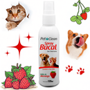 Spray Bucal p/ Cães Gatos Combate Mau Hálito Pet Clean 120ml