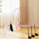 Brinquedos Para Gatos, Como Varas Automáticas, Ventosas Com Penas E Sinos, Garantem Diversão E relaxamento